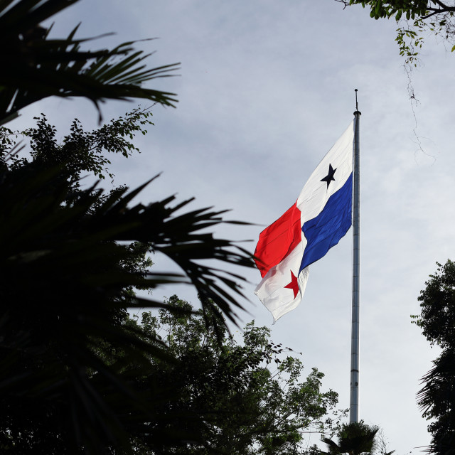 "Bandera Panameña" stock image