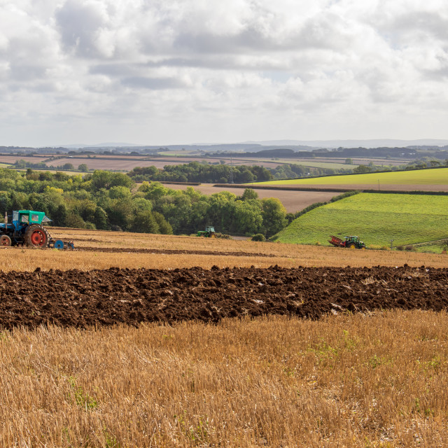 "Puddletown YFC Ploughing Match 2021" by Dorset Rural Photography - £5.00 "Puddletown YFC Ploughing Match 2021" stock image