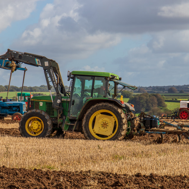 "Puddletown YFC Ploughing Match 2021" by Dorset Rural Photography - £5.00 "Puddletown YFC Ploughing Match 2021" stock image