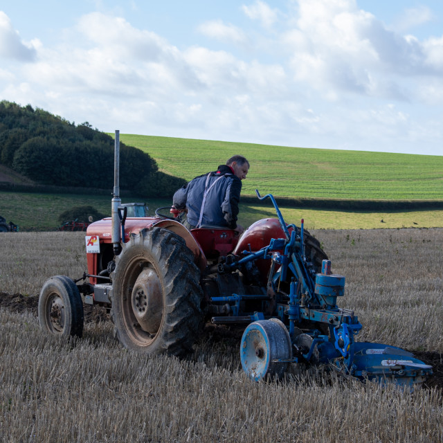 "Puddletown YFC Ploughing Match 2021" by Dorset Rural Photography - £5.00 "Puddletown YFC Ploughing Match 2021" stock image