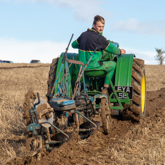 "Puddletown YFC Ploughing Match 2021" by Dorset Rural Photography - £5.00 "Puddletown YFC Ploughing Match 2021" stock image