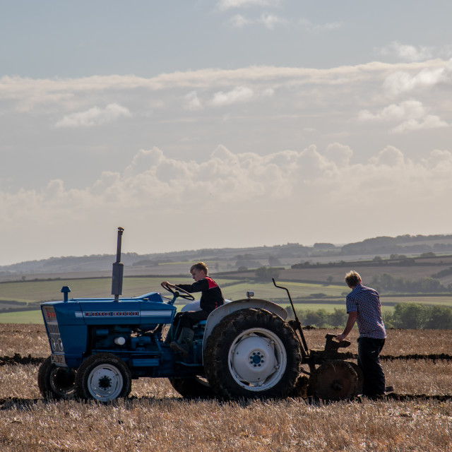 "Puddletown YFC Ploughing Match 2021" by Dorset Rural Photography - £5.00 "Puddletown YFC Ploughing Match 2021" stock image