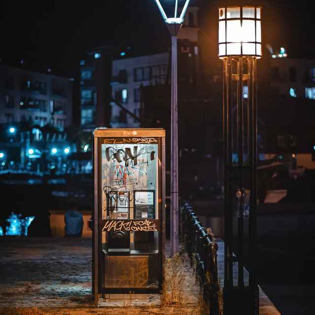 "Phonebox" by Pete Griffiths - £10.00 "Phonebox" stock image