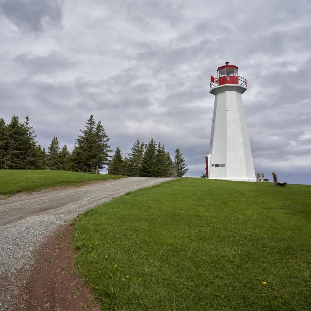 "Cape George Lighthouse" stock image