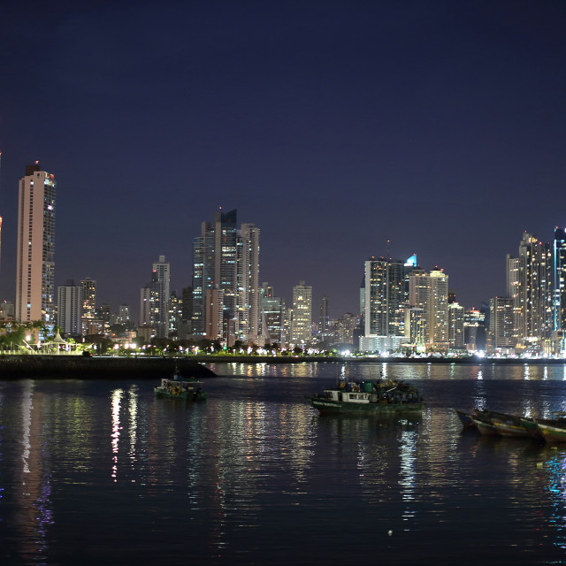 "Bahia de Panama por Bella Vista" stock image