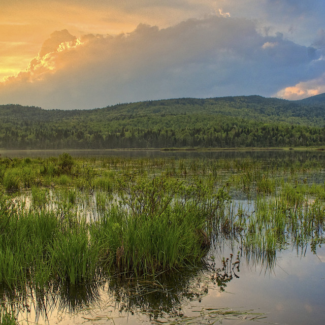 "Third Connecticut Lake" stock image