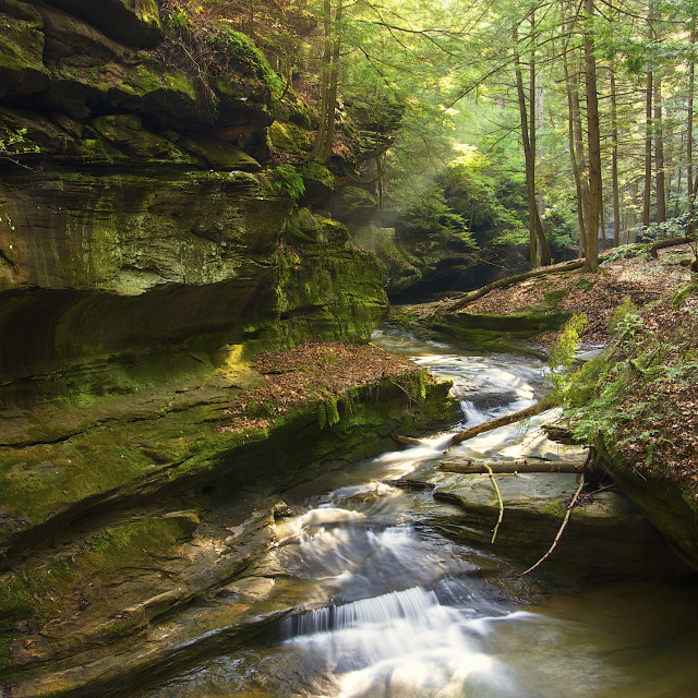 "Morning in Southeast Ohio" stock image