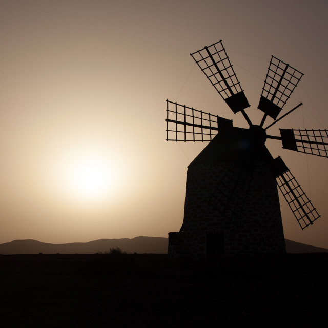 "OLD MILL BACKLIT" by LYDIBERN.ART - £19.00 "OLD MILL BACKLIT" stock image