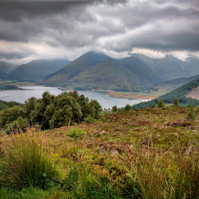 "The Five Sisters of Kintail" stock image