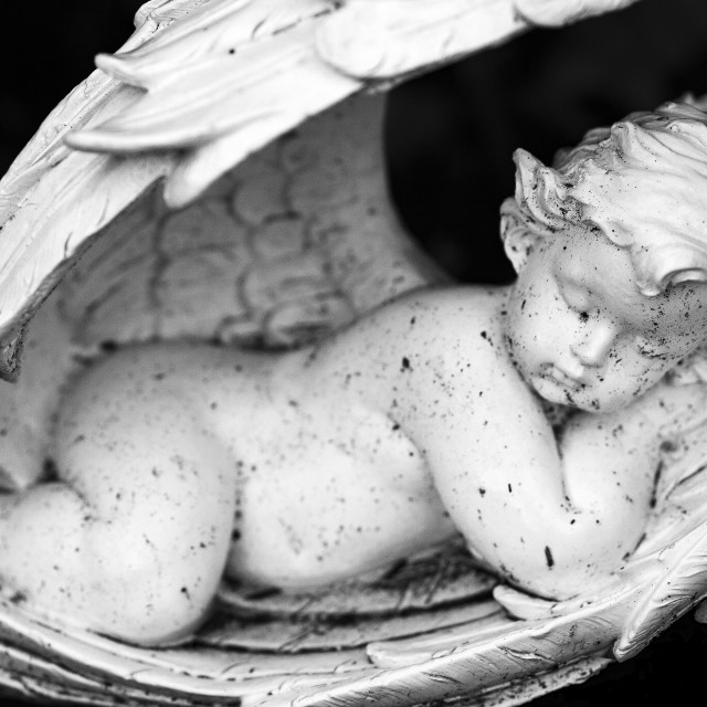 "SLEEPING ANGEL" by LYDIBERN.ART - £10.00 "SLEEPING ANGEL" stock image