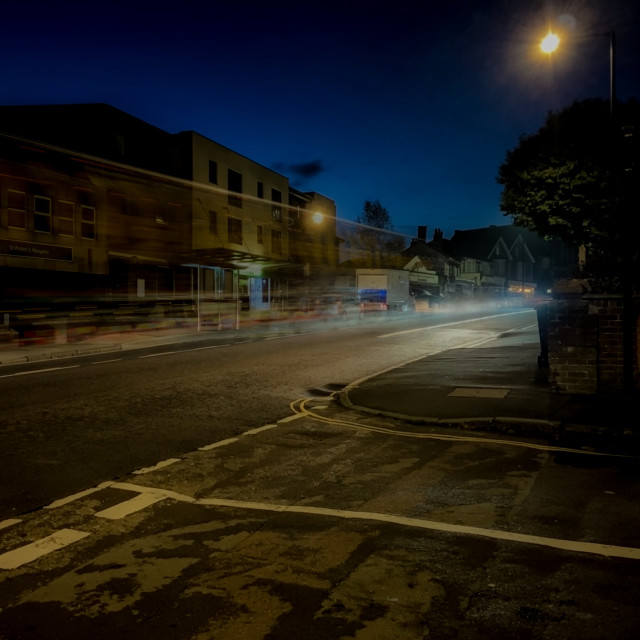 "Busy junction" stock image