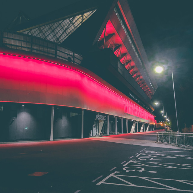 "Ashton Gate stadium at night" stock image