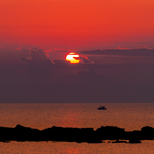 "Morning in Rhodes" stock image