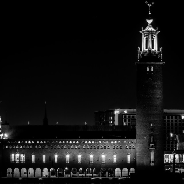 "Stockholm City Hall" by 1968photo - $37.90 "Stockholm City Hall" stock image