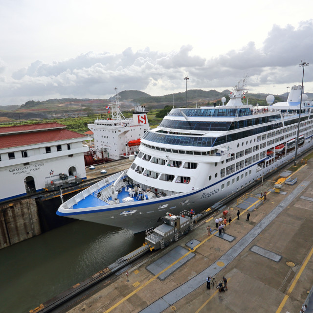 "Crucero por el Canal" stock image