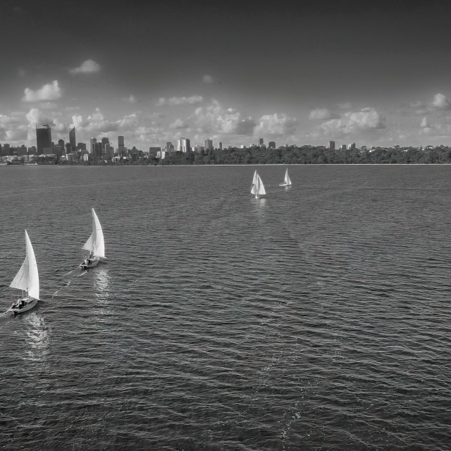 "Yacht Race" stock image