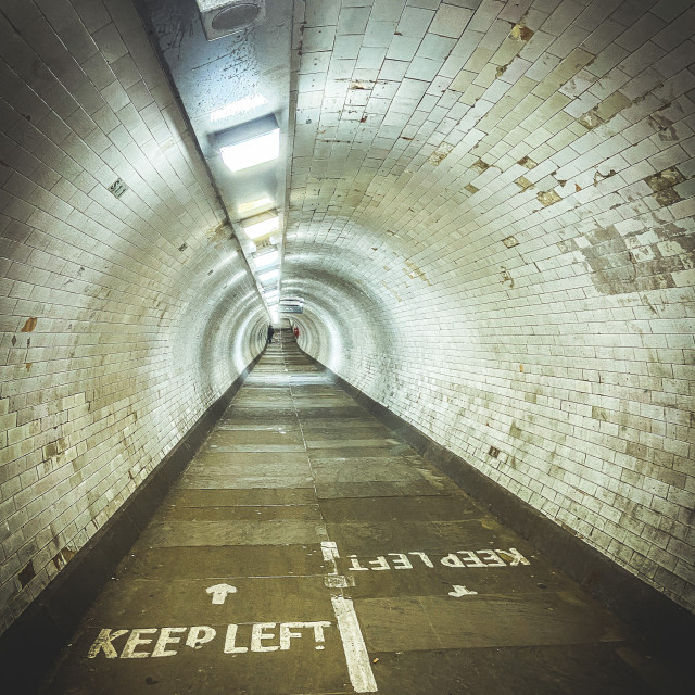 "Greenwich Tunnel" stock image