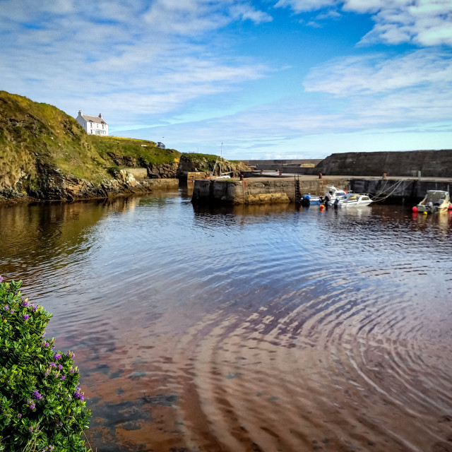 "Port Nis, Isle of Lewis." stock image