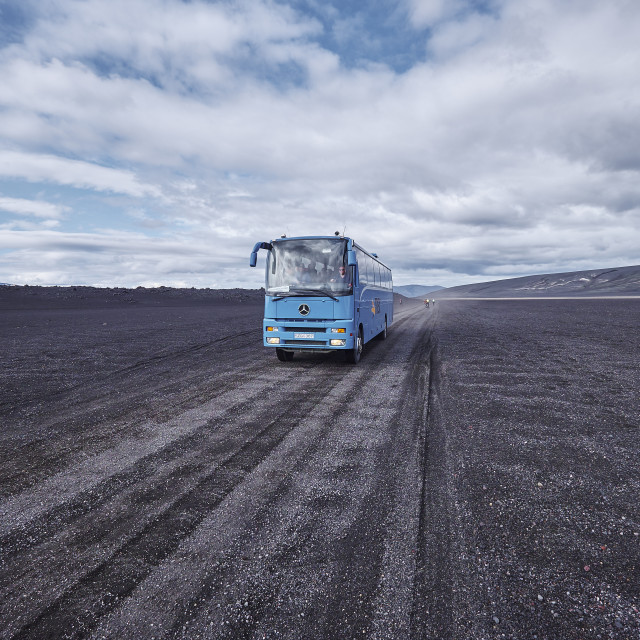 "Iceland Bus" stock image