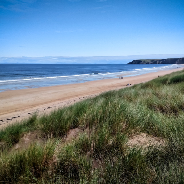 "Tolsta Beach, Isle of Lewis." stock image