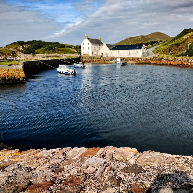 "Rodel, Isle of Harris" stock image