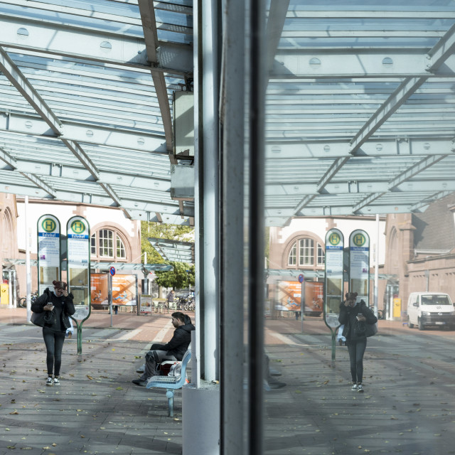 "Central Bus Station in Herford" stock image