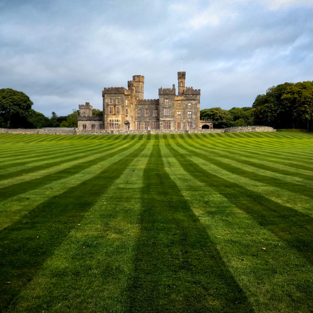 "Lews Castle, Stornoway." stock image