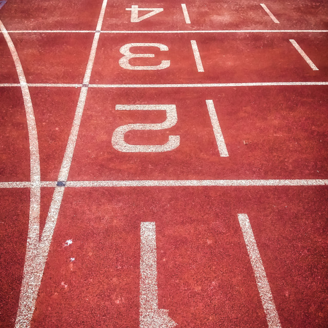 "The finish line" stock image