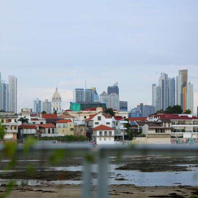 "Casco Viejo y su Ciudad" stock image