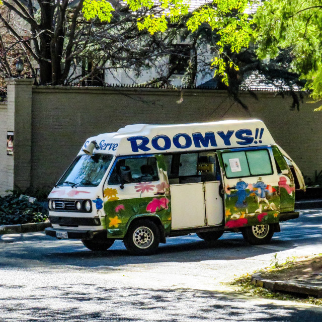 "Afrikaans Icecream Van" stock image