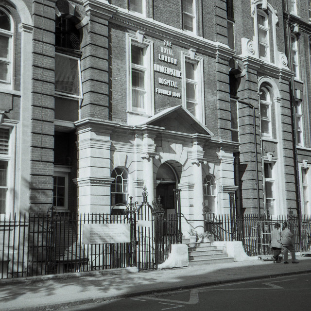 "Royal London Homoeopathic Hospital in 1991" stock image