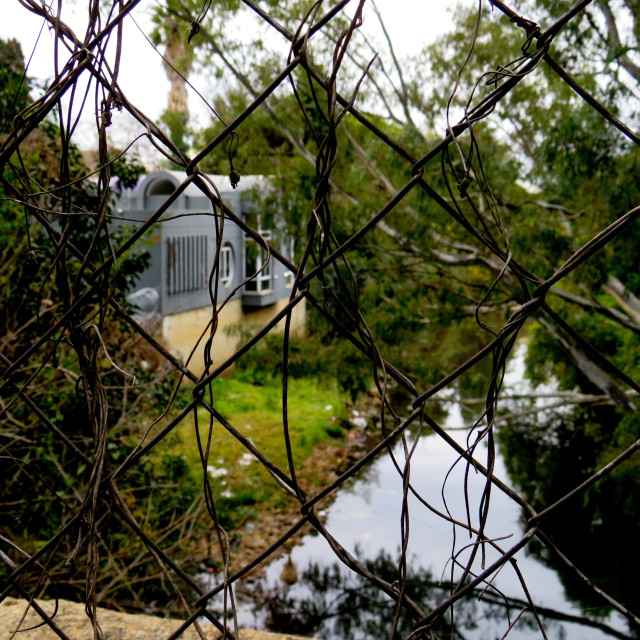 "Fenced In" stock image