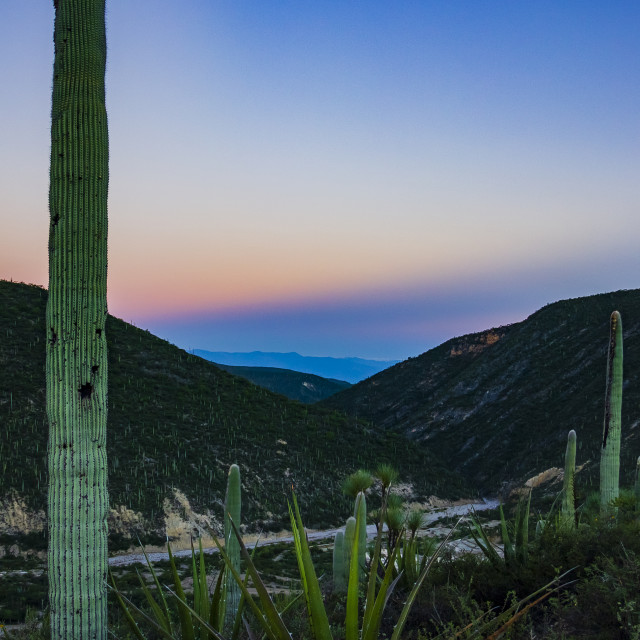 "Sunset in Zapotitlan I" by Expvisual Filmmaking and Photography SAS de CV - $3.63 "Sunset in Zapotitlan I" stock image