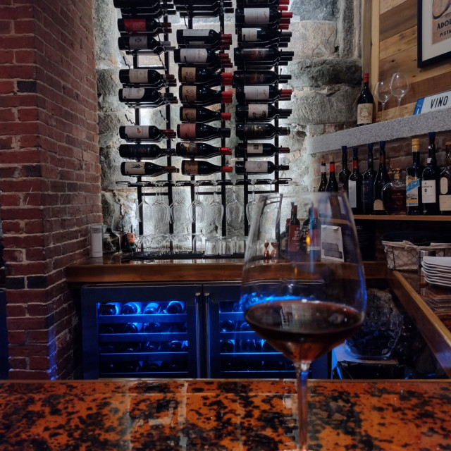 "Wine Bar with Bottles of Wine" by Paul Wilcox - $9.29 "Wine Bar with Bottles of Wine" stock image