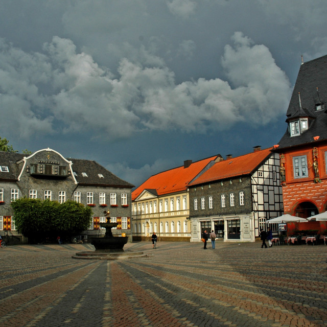 "City of Goslar, Germany city centre" stock image
