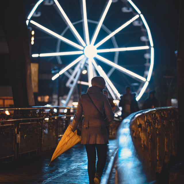 "Bristol Big Wheel" by Pete Griffiths - £10.00 "Bristol Big Wheel" stock image