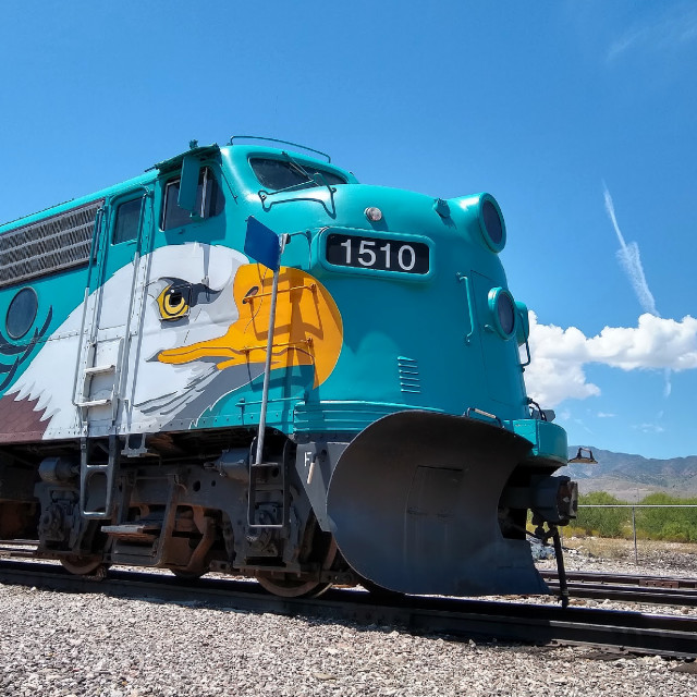 "Verde Canyon Railroad" stock image