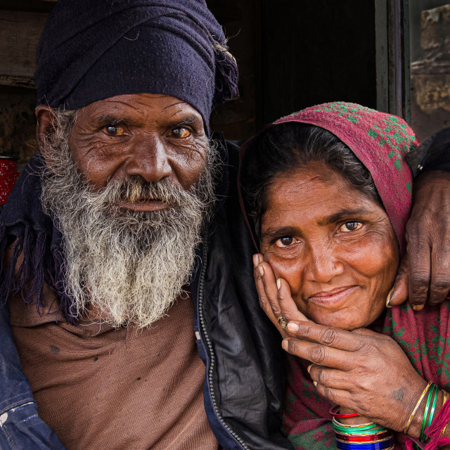 "RAJASTHAN COUPLE" stock image