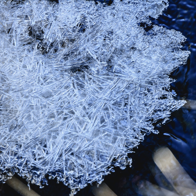 "Ice on river II" by Expvisual Filmmaking and Photography SAS de CV - $3.63 "Ice on river II" stock image