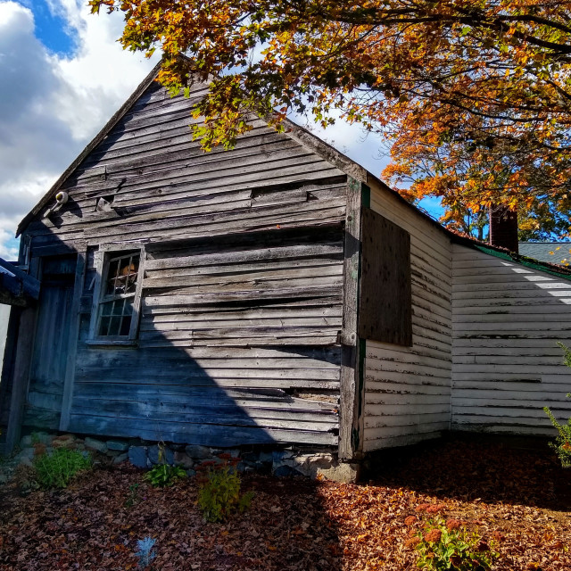 "Old Barn in New Hampshire" stock image