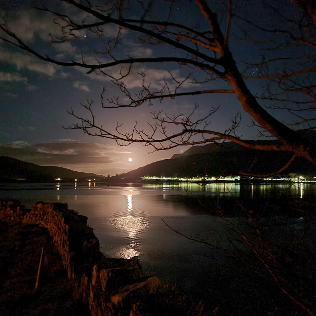 "Moonlight Magic!" stock image