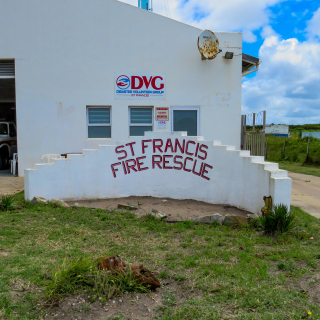 "Fire Station St Francis" stock image