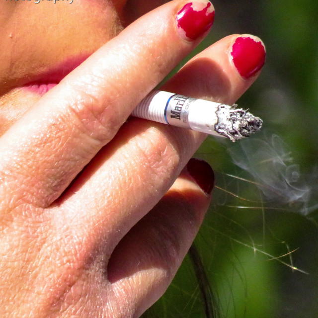 "Smoking" stock image