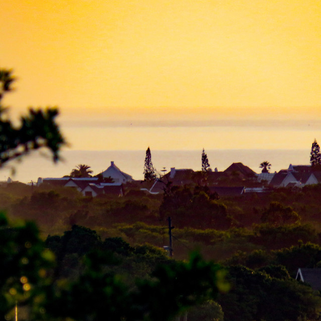 "Golden Village" stock image