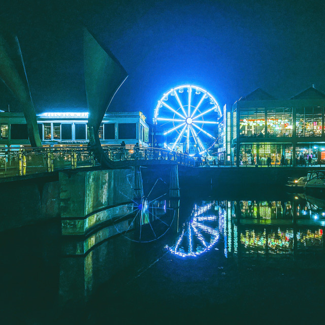 "The big wheel" stock image