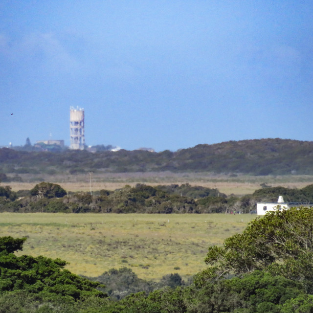 "Distant Tower" stock image