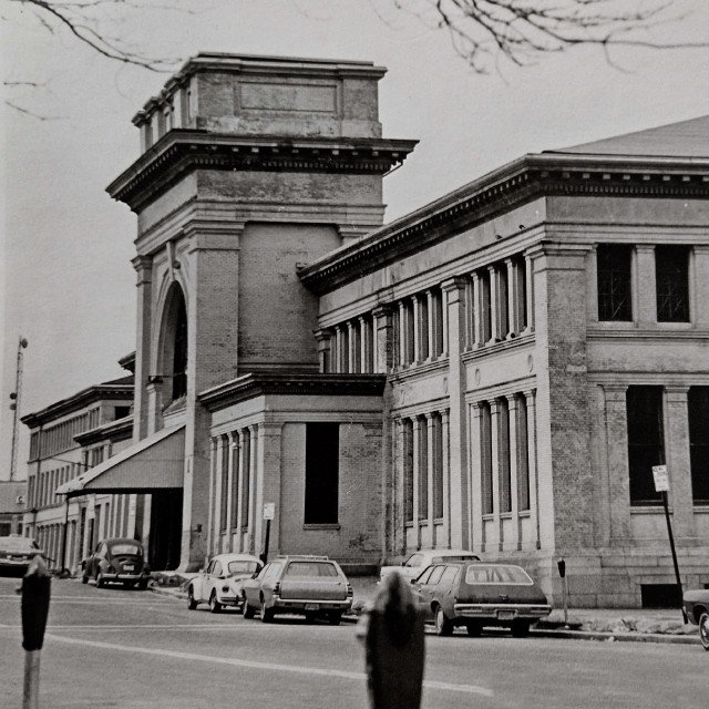 "Old Providence Rhode Island Train Station Circa 1978" stock image