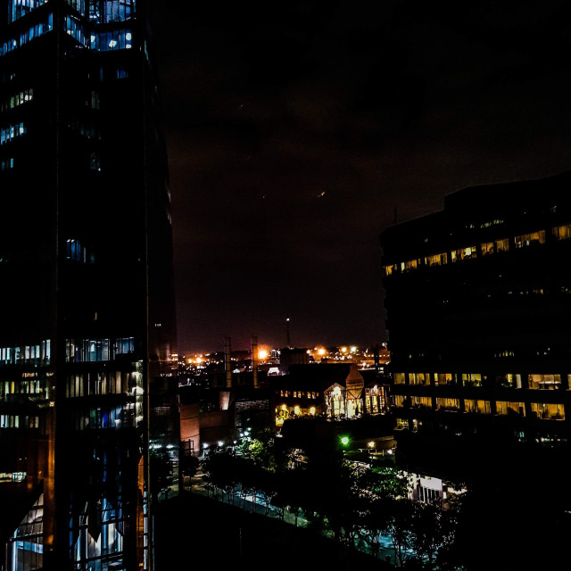 "Johannesburg by Night" stock image