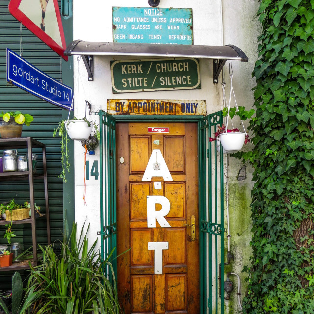 "gordart Studio Entrance" stock image