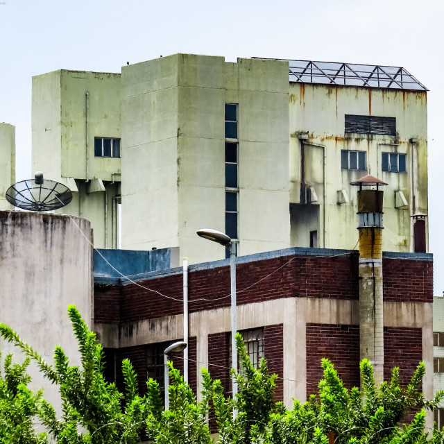 "Old Silos" stock image